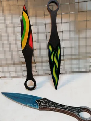 Деревянные ножи-кунаи, цветные (ID#170319570), цена: 15 руб., купить на  Deal.by
