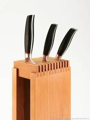 Подставка для ножей своими руками на фото. Подставка под ножи с  наполнителем. Набор кухонных ножей в подста… | Подставка для ножей,  Деревянные миски, Хранение ножей