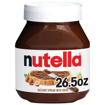 Nutella Hazelnut Spread with Cocoa for Breakfast, 26.5 oz Jar - Walmart.com