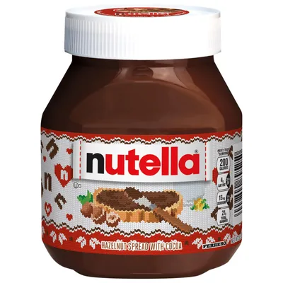 Amazon.com : Nutella Hazelnut Spread With Cocoa For Breakfast, 26.5 Oz Jar,  Holiday Baking And Desserts - packaging may vary : Everything Else