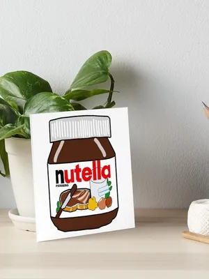 Nutella Jar \" Art Board Print for Sale by ebonyrose5 | Redbubble