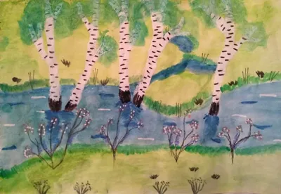 Картинки весна детские нарисованные (70 фото) » Картинки и статусы про  окружающий мир вокруг