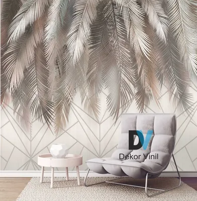 Фотообои Dekor Vinil Пальмовые ветви фреска на стену, пальма, обои, 3д  фотообои, флизелин, декор стен,роспись,ветви, листья,дом | AliExpress