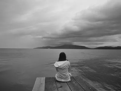 Картина Мечтающая одиночество ᐉ Sirokurova Polina ᐉ онлайн-галерея Molbert.