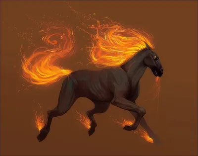 Огненная лошадь - Прикладное искусство - Витражи | Картина лошади, Конское  искусство, Прикладное искусство