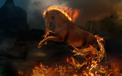 Алмазная мозаика ASMAR \"Огненная лошадь\" 20x30 см - на подрамнике с фанерой  и рамкой — купить в интернет-магазине по низкой цене на Яндекс Маркете