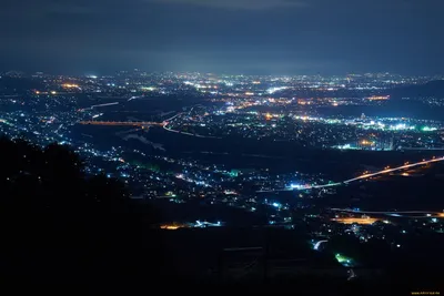 Огни ночного города в 2023 г | Город, Зимние картинки, Фотографии фонов