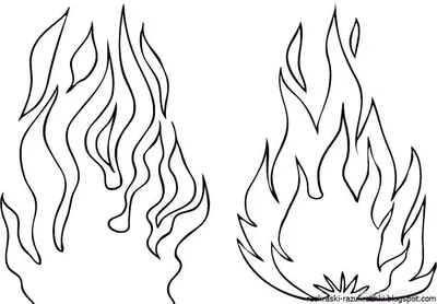 Рисунок красками на холсте огонь и…» — создано в Шедевруме