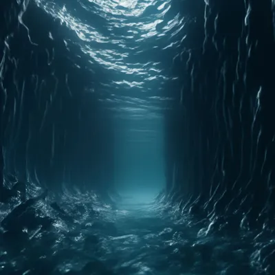 Бездна океана, страшно, реалистично, 4…» — создано в Шедевруме