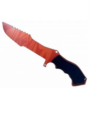 Деревянный охотничий нож КС ГО Красный, huntsman knife cs go, детское  игрушечное оружие из дерева, тренировочный нож, подарок для мальчика, сына,  внука - купить с доставкой по выгодным ценам в интернет-магазине OZON  (850376541)