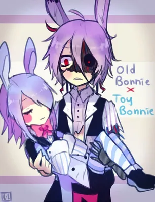 Old Bonnie and Toy Bonnie|FNAF2 Mitsuki-Artz - Illustrations ART street