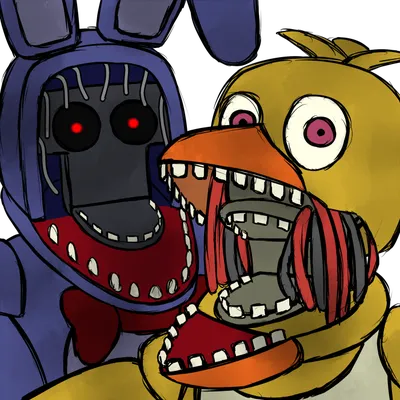 Five Nights at Freddy's 2 - Old Bonnie with a Face by NathanFazbear on  DeviantArt