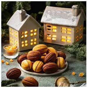 Печенье с начинкой \"Орешки с какао\", шоколад, 250 г - купить в  интернет-магазине Fix Price в г. Москва