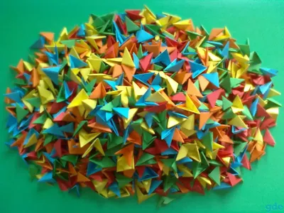 Модульное оригами Панда. Пошаговая инструкция с фото