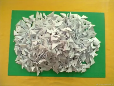 Модульное оригами: картины из модулей, схемы, пошаговое описание