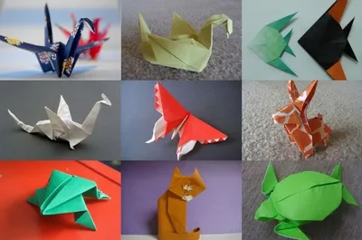 Делаем с детьми поделки в технике оригами