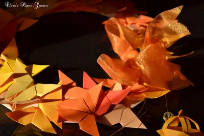 Лебедь из чёрной бумаги, оригами, …» — создано в Шедевруме
