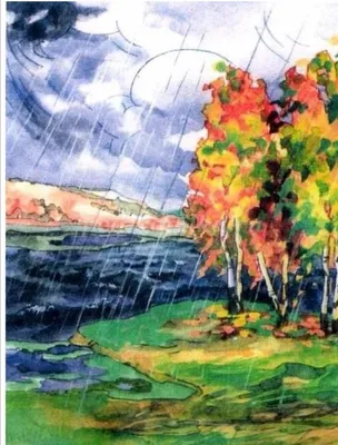 Конспект занятия по рисованию в младшей группе детей 3–4 лет «Осень. Листья  падают с деревьев» (5 фото). Воспитателям детских садов, школьным учителям  и педагогам - Маам.ру