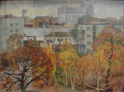 Осень В Городе\", В.коломыйко, Картина - Natalia B | Artmajeur
