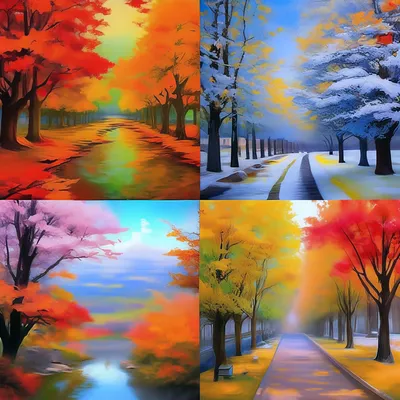Картинки красивые пейзажи, осень, зима, лето, весна, природа, закат (36  фото)