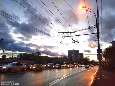 Пейзажи городского пространства. Подборка фотографий осеннего города |  Пикабу