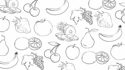 Раскраски овощи и фрукты для 6 лет (53 фото) » рисунки для срисовки на  Газ-квас.ком