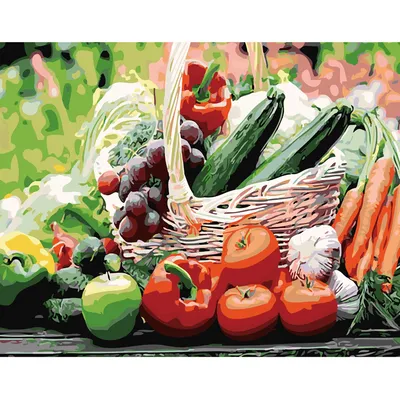 Дорогою добра: Выставка рисунков \"Овощи и фрукты - полезные продукты\"