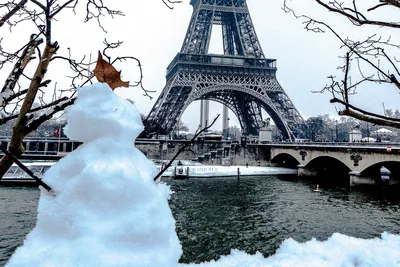 Париж зимой | Пикабу