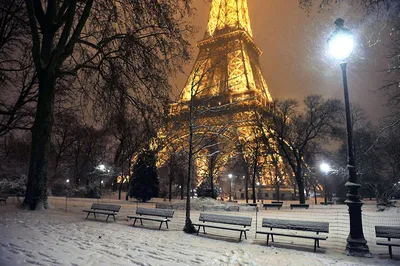 Париж зимой - Европа Сегодня - виртуальные путешествия