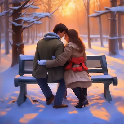 Любящая парочка играет зимой в лесу девушка ездит на парне на фоне  рождественской елки Смейтесь и наслаждайтесь Стоковое Изображение -  изображение насчитывающей праздник, романтично: 159300531