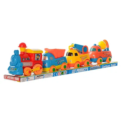 004421 - Детский игровой комплекс «Паровозик с двумя вагончиками» - КСИЛ  Тюмень