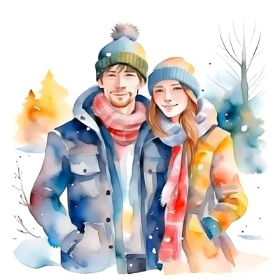 любящая пара зимой в одеяле. парень обнимает девушку зимой Стоковое Фото -  изображение насчитывающей женщина, напольно: 238724252