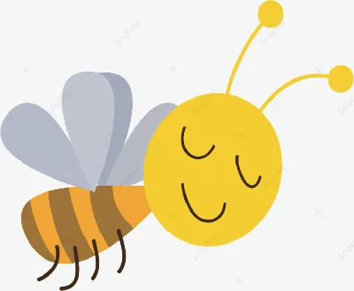 Милый мультфильм животных пчелы собирают нектар изображение_Фото номер  401205321_AI Формат изображения_ru.lovepik.com