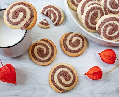 Рецепт печенья \"Спиральки\" с фото пошагово на Вкусном Блоге