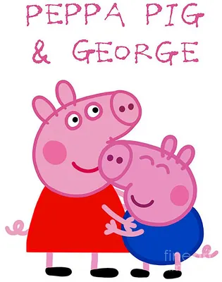 Peppa Pig and George Pig by rocketspruggs on DeviantArt