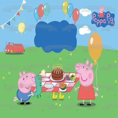 Peppa Pig and George Pig costume duo - Our Sizes L (175-180CM)
