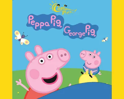 Peppa Pig And George Cake