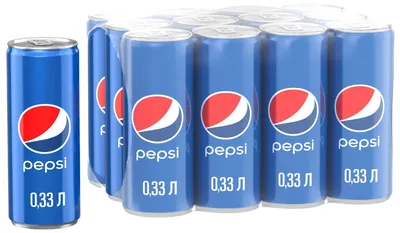 Газированный напиток Pepsi / Пепси ж/банка 0.33 л (12 штук) - купить в  Москве | цены с доставкой