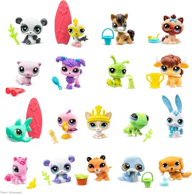 Random Lot 30X 0.5\" Original Littlest Pet Shop Mini LPS Cute Animals Figure  Toys | eBay