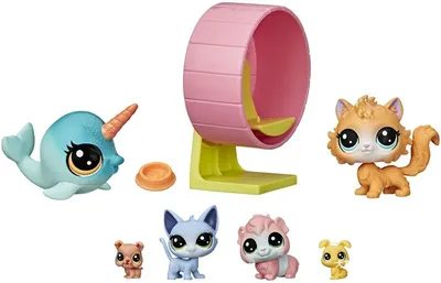 Littlest Pet Shop Walkables Exclusive Playset Black White Collection -  Walmart.com