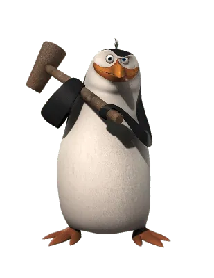 Estriper Пингвин из \"Пингвины …» — создано в Шедевруме