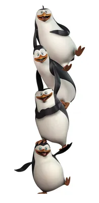 Пингвины из Мадагаскара вместе - Пингвины из Мадагаскара - YouLoveIt.ru