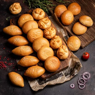 Пирожок с картошкой и грибами заказать в Москве с доставкой. - Пекарня  ПирожОк