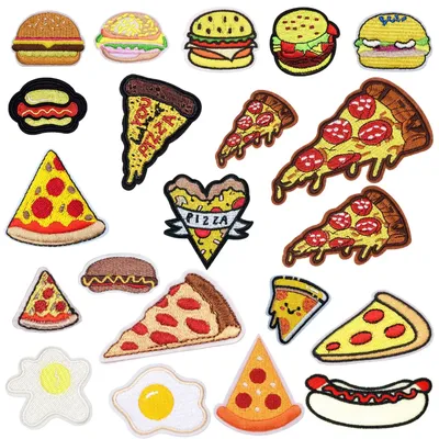 Мультяшная пицца - набор каракулей, Objects Включая: пицца и мультфильм -  Envato Elements