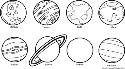 Нарисованные картинки планет для детей. Легкие срисовки планет.