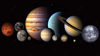 в Солнечной системе много планет, фотографии планет солнечной системы,  планета, Солнечная система фон картинки и Фото для бесплатной загрузки