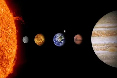 планеты с их размерами, фото планет солнечной системы, планета, Солнечная  система фон картинки и Фото для бесплатной загрузки