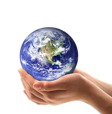Планета земля в руках» — создано в Шедевруме