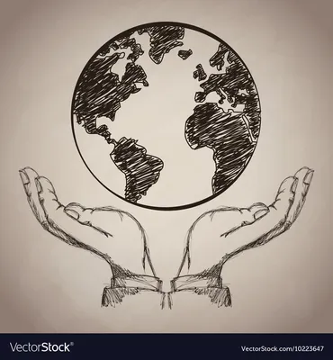 планета Земля в человеческих руках. руки держат мир. Иллюстрация вектора -  иллюстрации насчитывающей гуманность, сохранить: 229710182