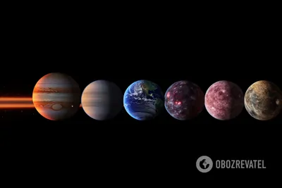 Астроном показав, як виглядали б планети Сонячної системи на місці  супутнику Землі